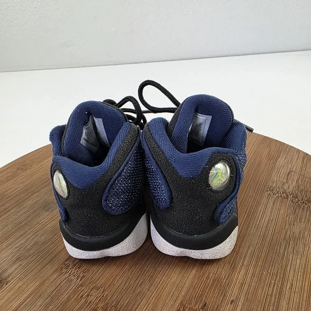 Nike Air Jordan 13 Retro TD Brave Blue Navy Flint University Black 414581-400 6C